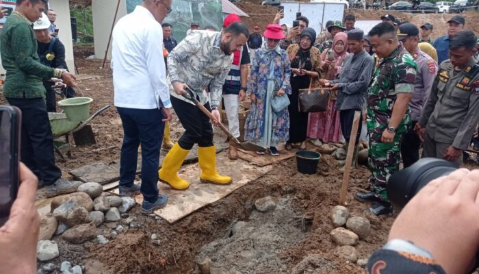 10 Unit Huntap Mulai Dibangun di Kampung Talang, Pauh