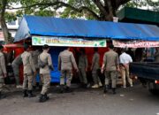 Puluhan Pedagang di Jalan Sutoyo Batusangkar Direlokasi ke Komplek Benteng Van der Capellen