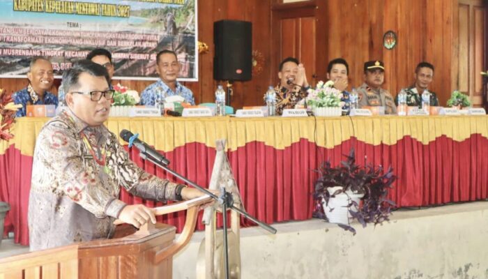 Musrenbang Tiga Kecamatan di Siberut Mentawai, Wabup Tekankan Hilirisasi dan Ekonomi Inklusif