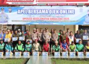 Apel Bersama Ojol, Polres Pasbar Tekankan Presisi dan Tertib Lalu Lintas