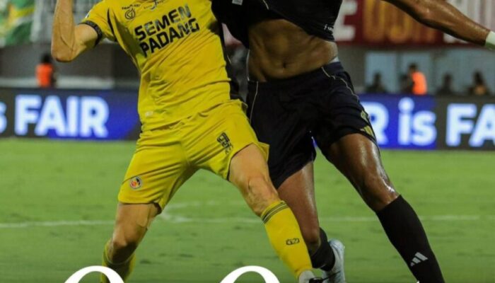 BRI Super League: Seri lagi, Semen Padang Bawa 1 Poin dari Makassar