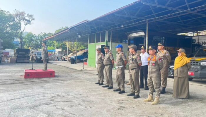 Personel Satpol PP Diingatkan Lebih Profesional dan Humanis dalam Bertugas